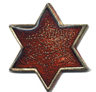 pin 4755 Red 6 Point Star